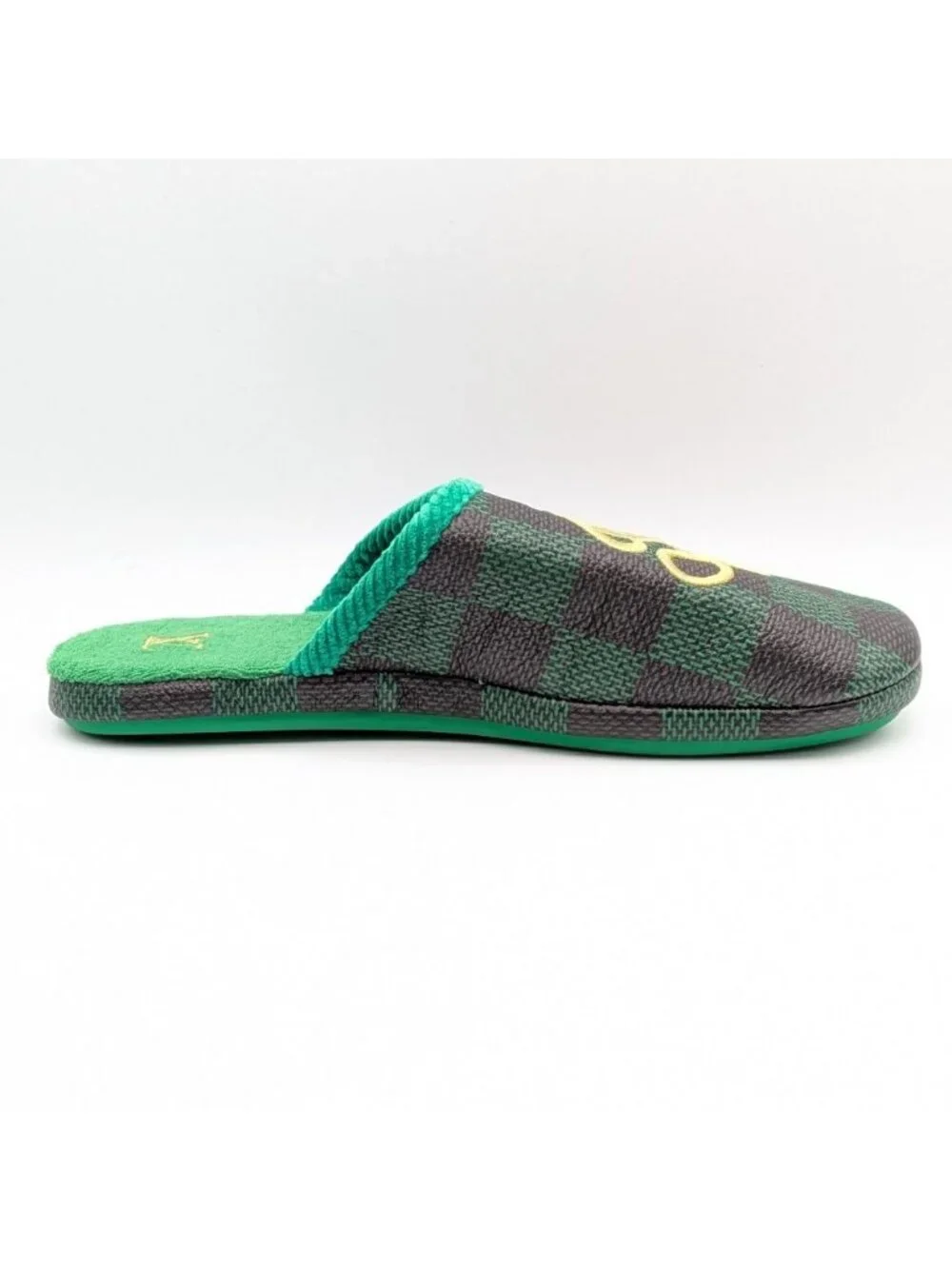 Louis Vuitton Palace Line Damier Green Brown Sandals Slippers